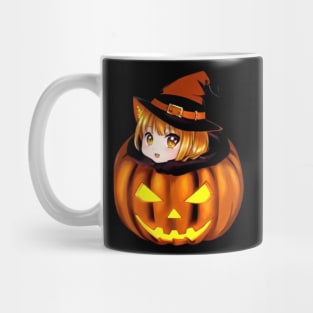 Witch Halloween Pumpkin Mug